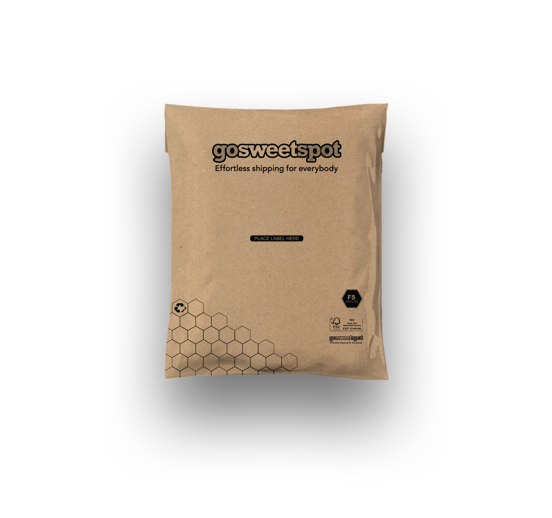 FS Honeycomb Padded Paper Courier Bags- 240 x 370mm - (100 per Pack)